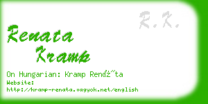 renata kramp business card